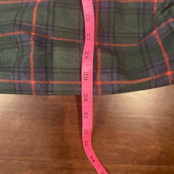 nwt J. Crew Tartan Tote in Green & Red - Picture 5 of 12